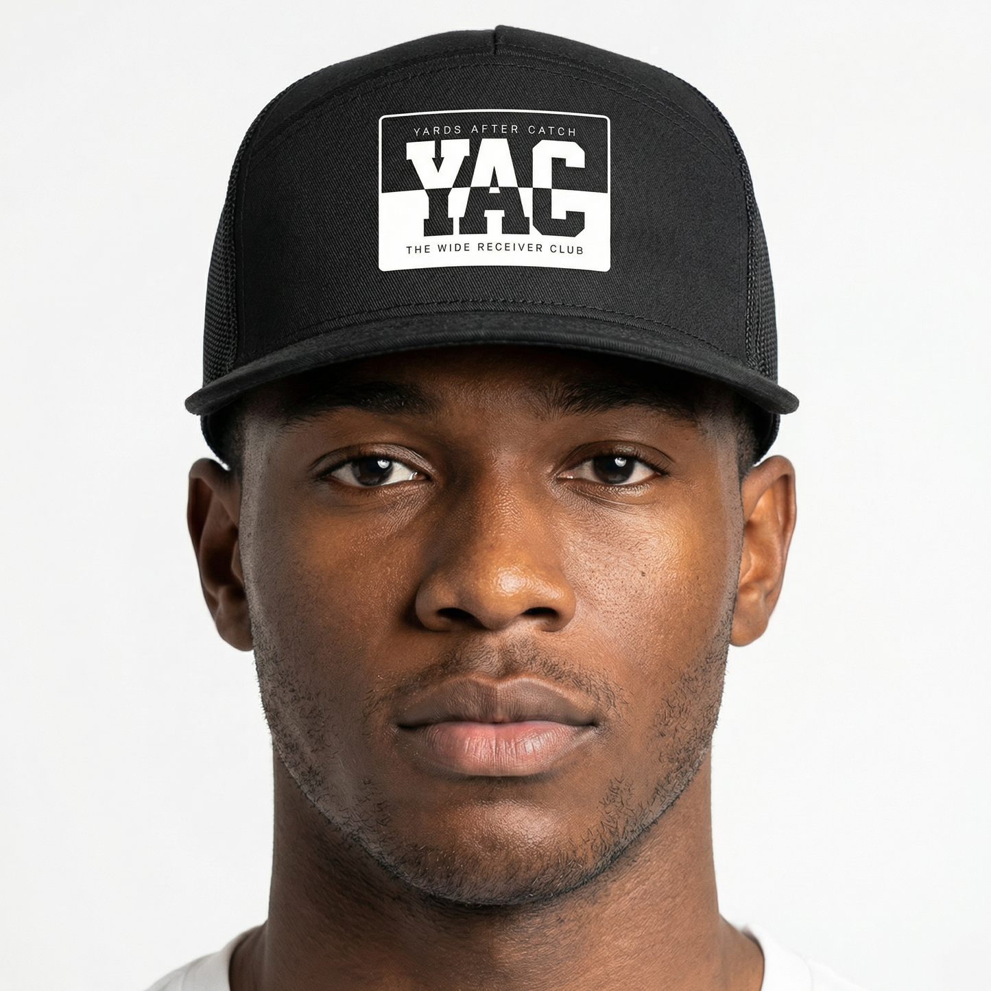 YAC Seven-Panel Trucker hat