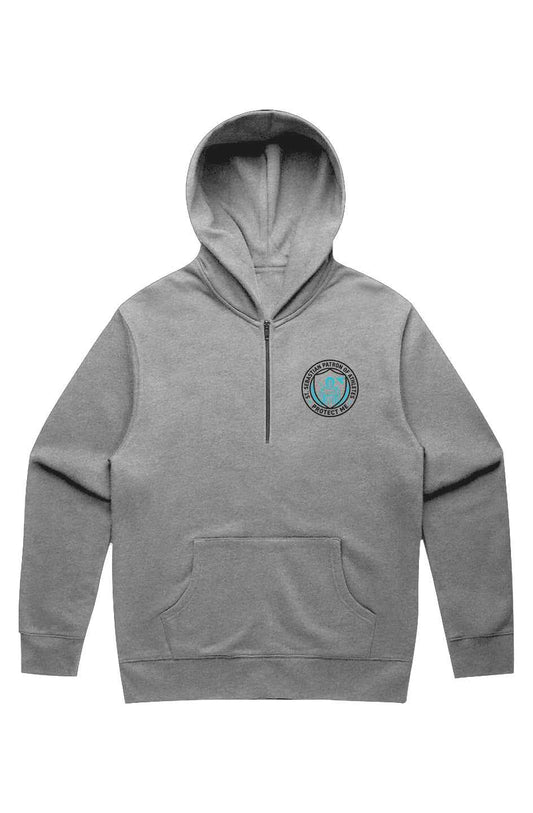 Saint Sebastian Half Zip Premium Hoodie