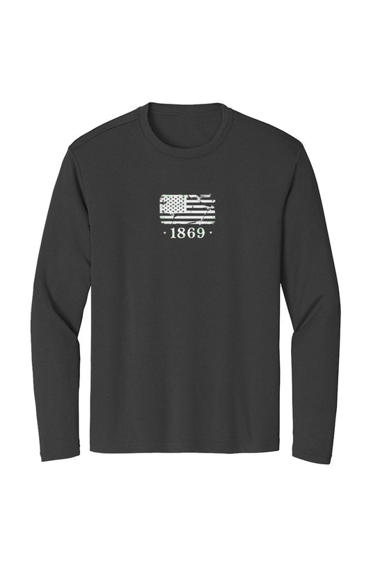 1869 American Football Long Sleeve Performance Tee