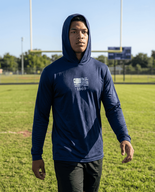 1869 Performance Hooded LS Tee
