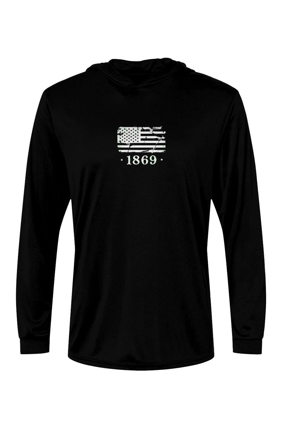 1869 Performance Hooded LS Tee
