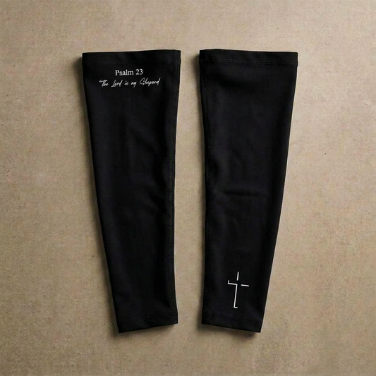 Psalm 23 'The Lord Is My Shepherd' Arm Sleeve (black 2pk)