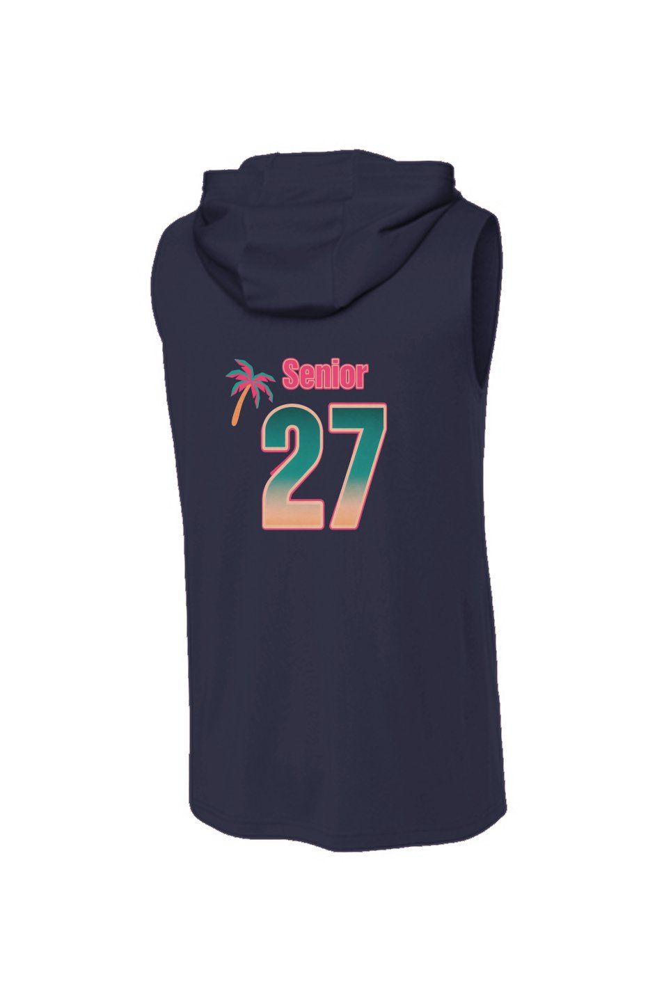 Last Dance '27 Senior Sleeveless Hoodie