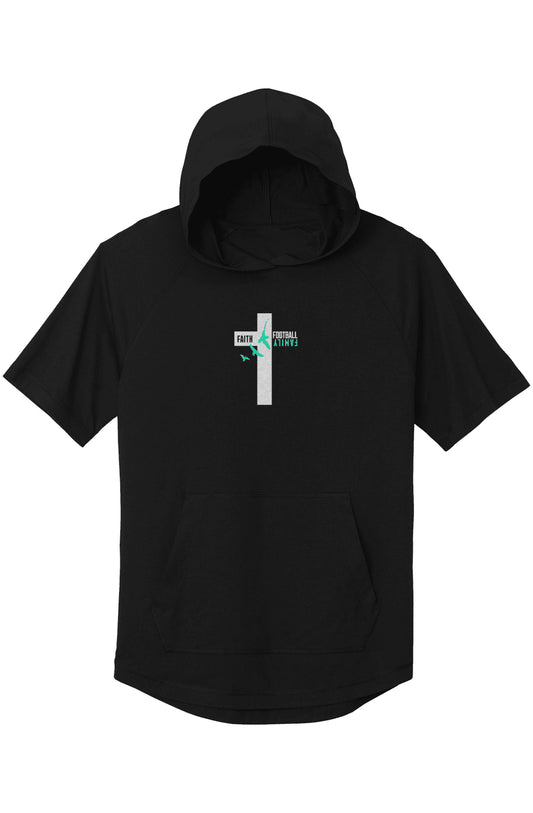Faith, Family, Football Short Sleeve Hoodie