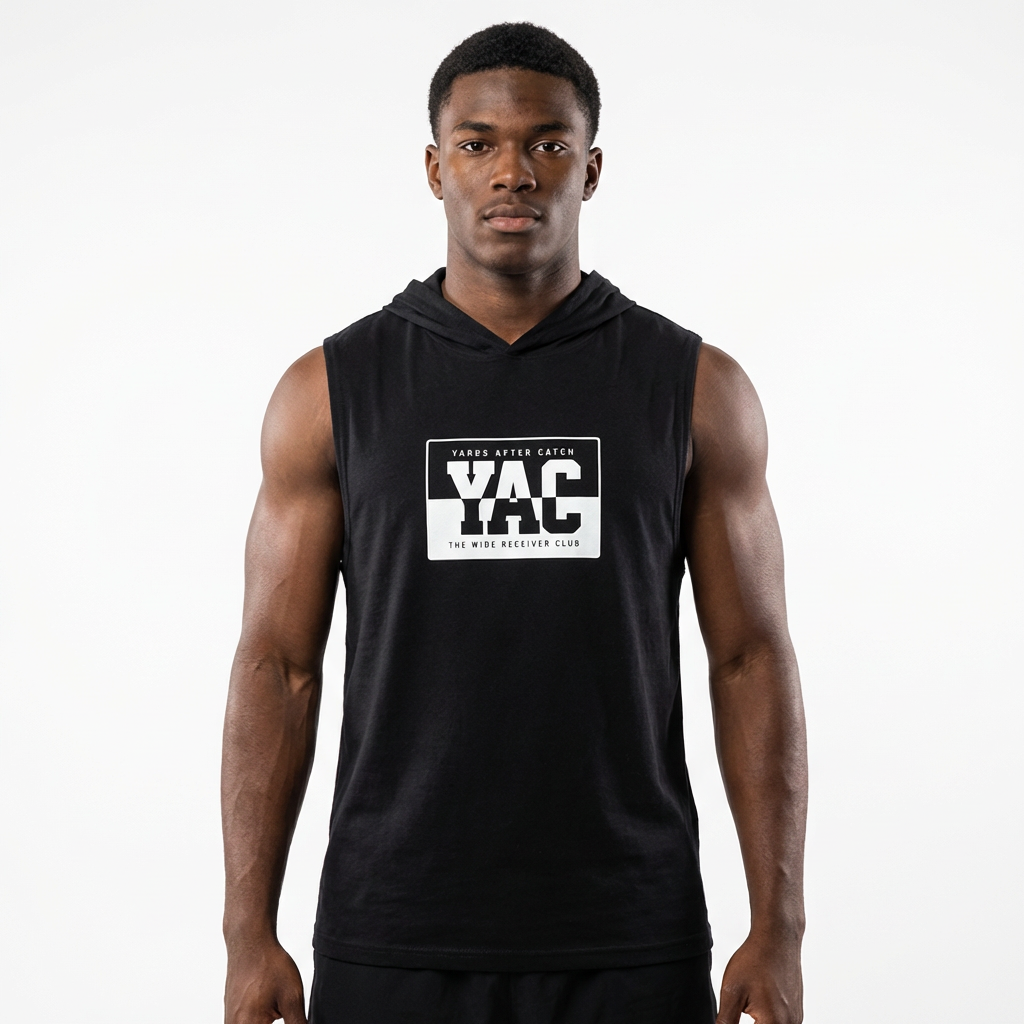 Y.A.C. Wide Receiver Club Sleeveless Hoodie
