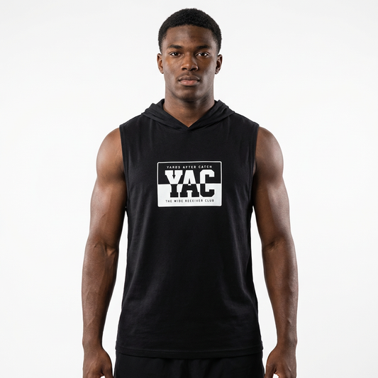 Y.A.C. Wide Receiver Club Sleeveless Hoodie