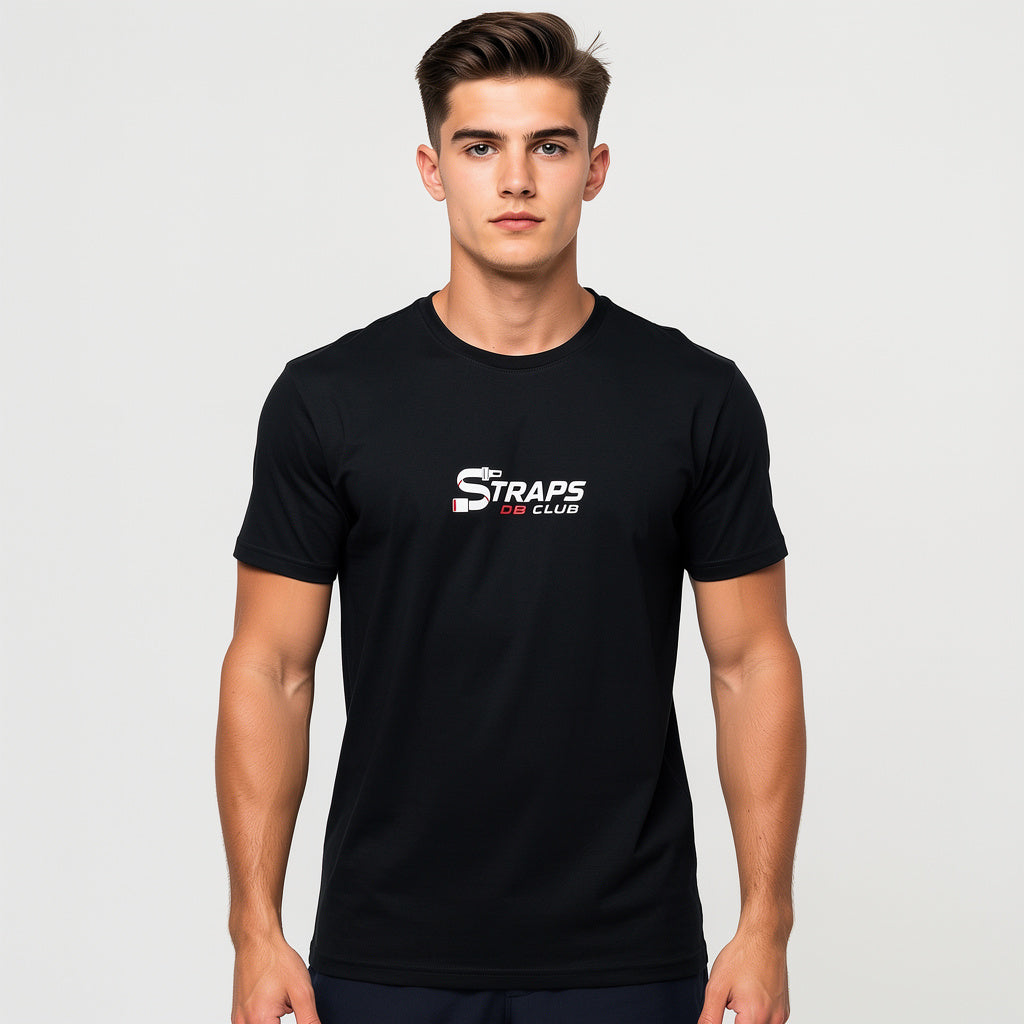 Straps DB Club - Cover 0 Tee Black