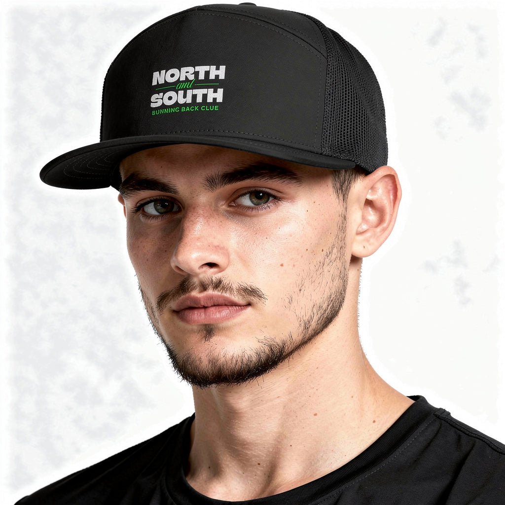 North South RB Club Seven-Panel Trucker hat