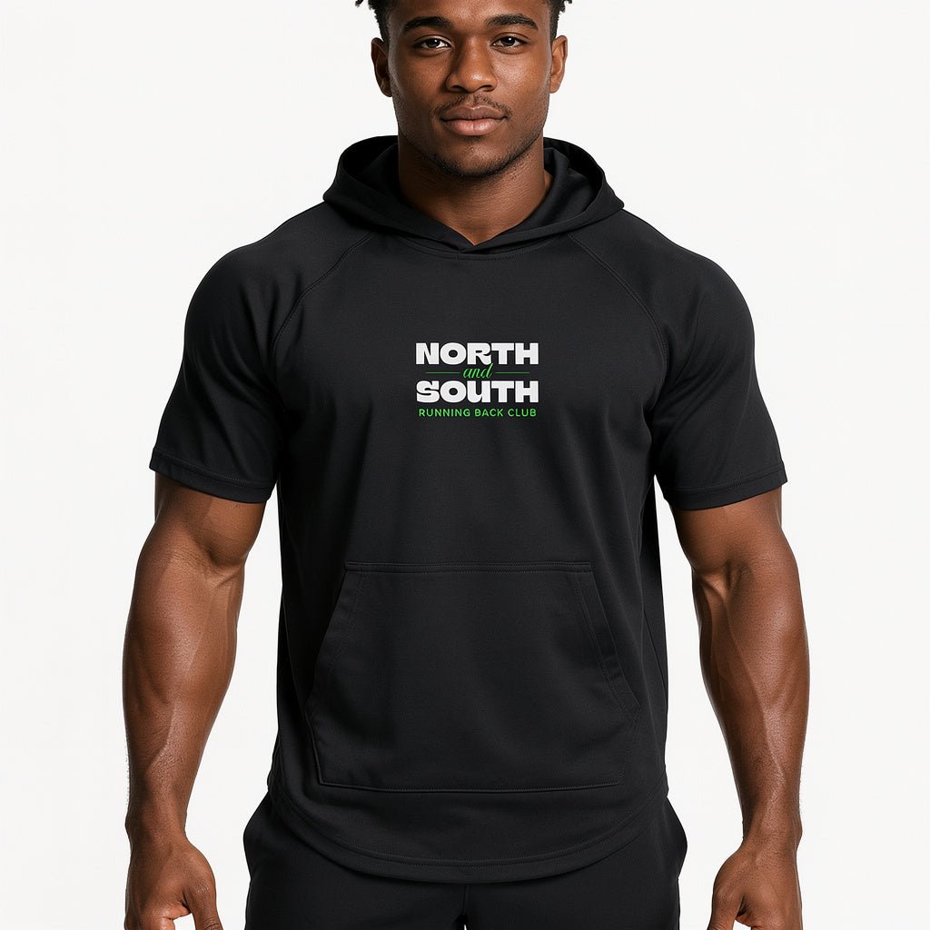 North & South Short Sleeve Hoodie