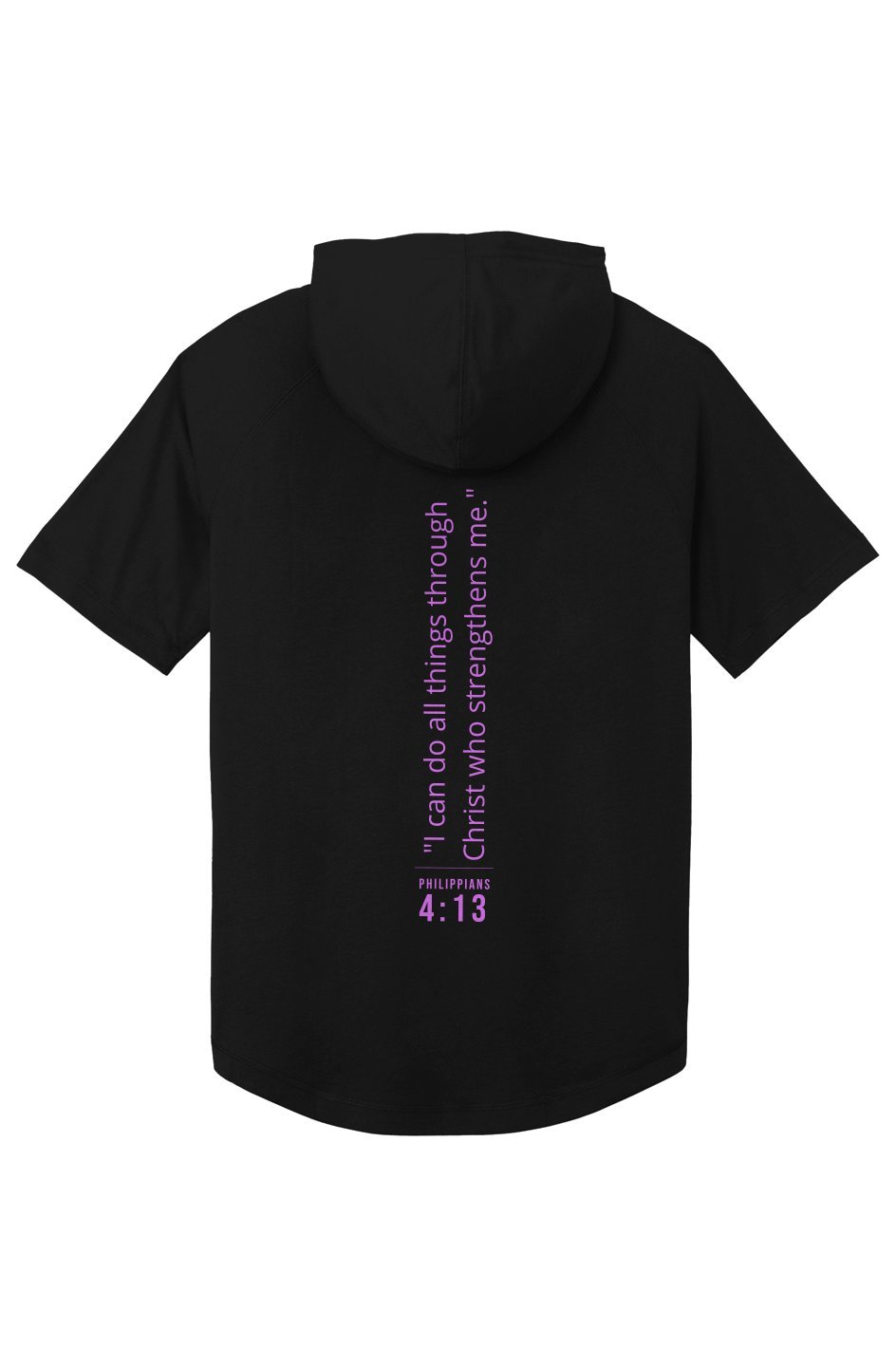 Philippians 4:13 Short Sleeve Hoodie