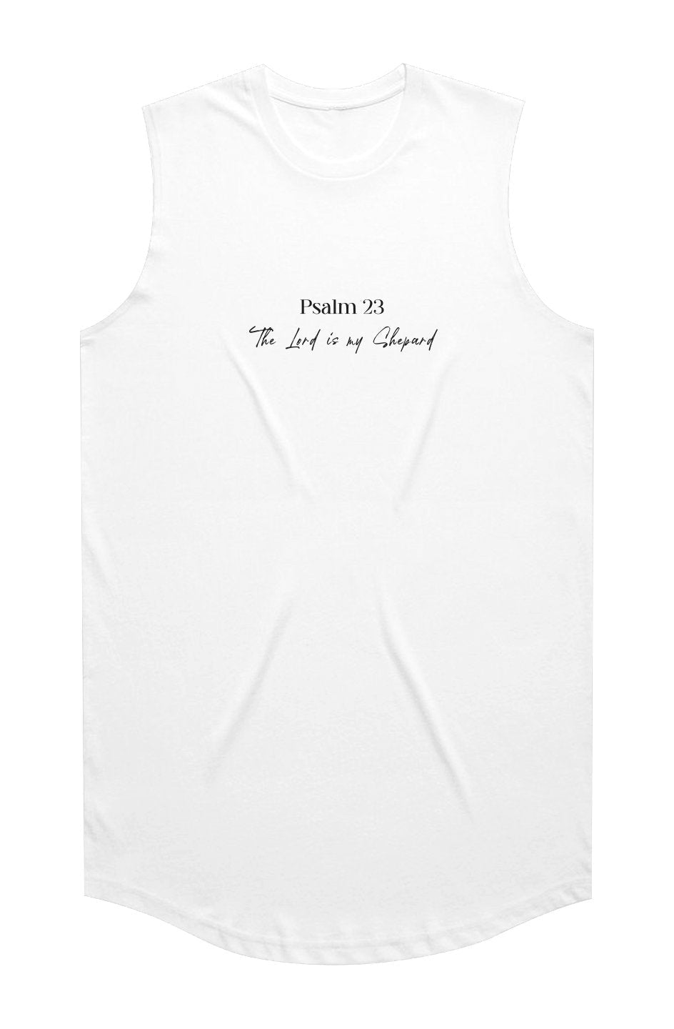 Psalm 23 Base Tank - White