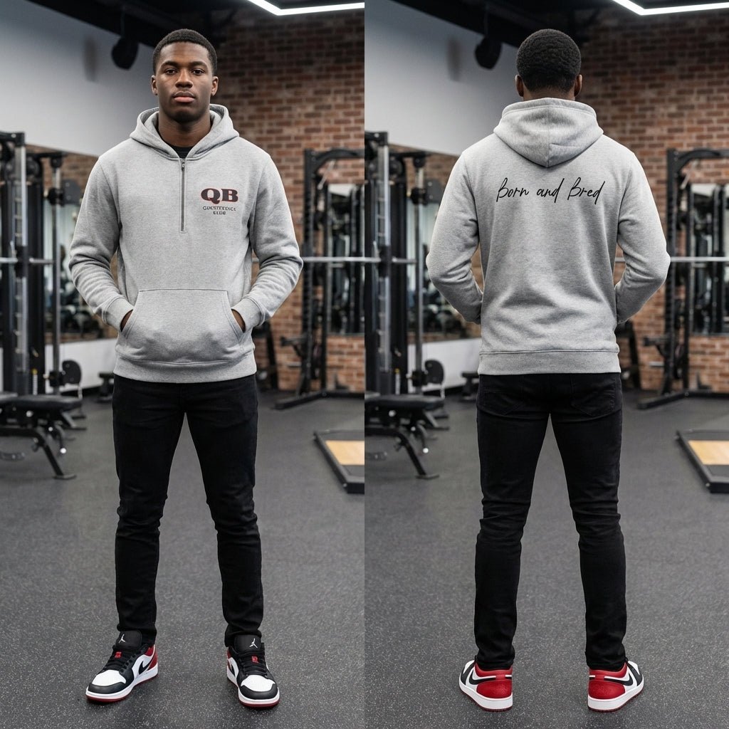 QB Club Half Zip Premium Hoodie