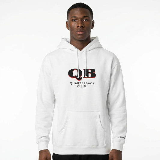 QB Club White Hoodie
