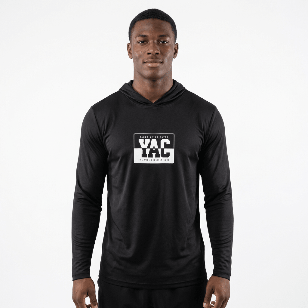 Y.A.C. WR Club Long Sleeve Hooded Performance Tee