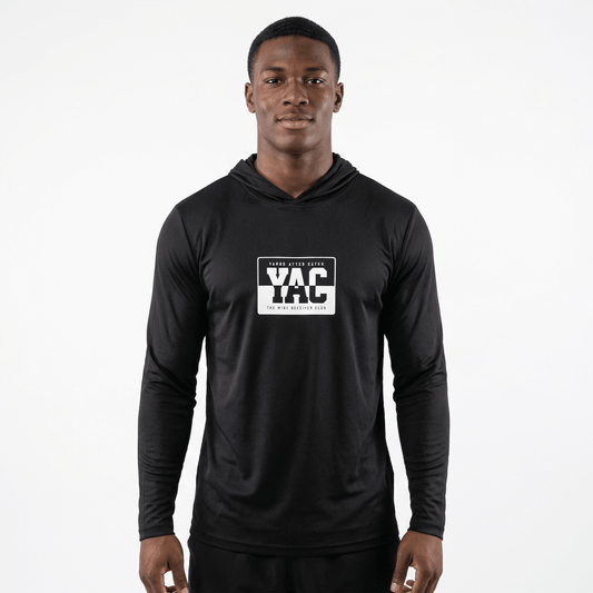 Y.A.C. WR Club Long Sleeve Hooded Performance Tee